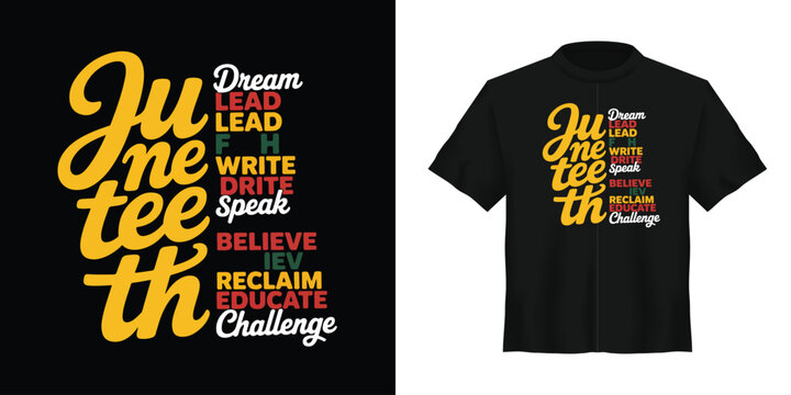 June Teenth T-Shirt Design