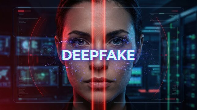 Deepfake technology creates fake face replication that challenges identity and spreads ai generated news with realistic but false visuals