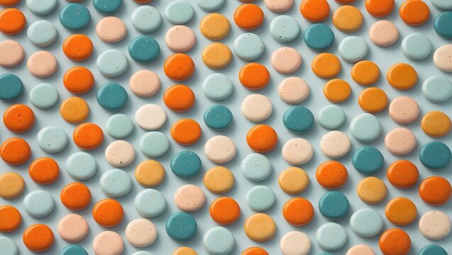 abstract background made of colorful circles