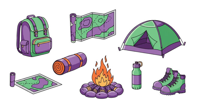 Camping Gear Collection for Outdoor Adventures.