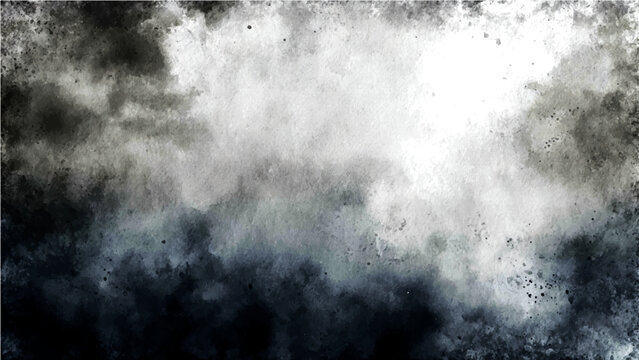 Abstract smoky cloud textured background with dark bottom and bright light in middle creating dramatic atmospheric effect.