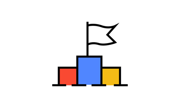Initial Public Offering Icon for Analytics and Financial Success