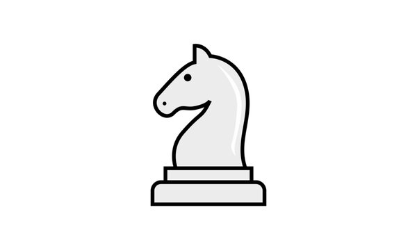 Chess Knight Strategy Icon