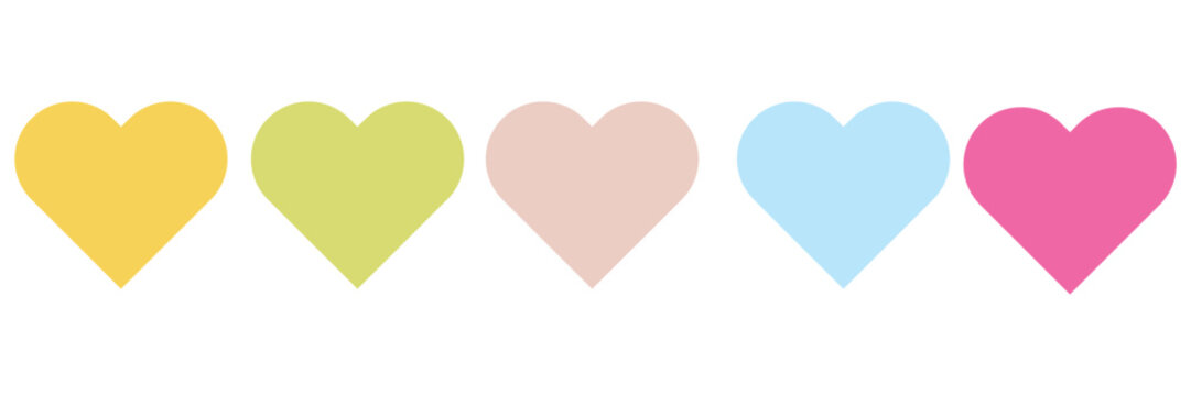 Heart sticky notes &ndash; Colourful pastel post it notes, Reminders and to do lists