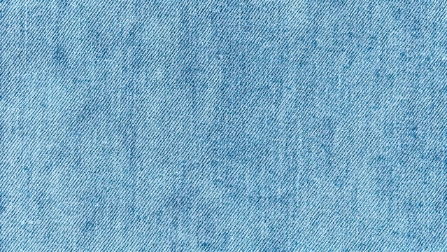 Generative AI, Light Blue Washed Denim Fabric Twill Texture Background