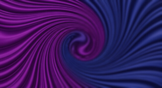 Swirling chromatic vortex with deep purple and blue gradient patterns