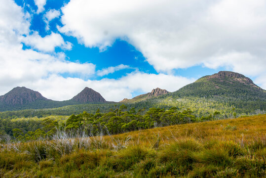 Mount King William I in Central Highlands of Tasmania