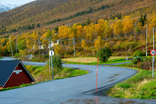 Norwegian County Road 862 on Senja Island