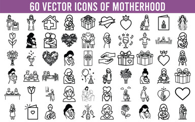 Naklejka premium Pregnancy to Parenthood Essential Baby Gear Milestones Guide