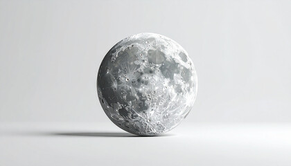 Realistic lunar surface sphere