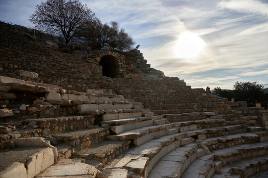 Odeon of Ephesus Archaeological Site in turkey