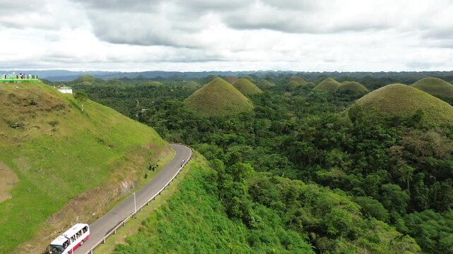 Bohol Chocolate Hills Drone 4k