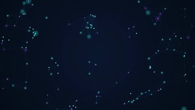 Futuristic AI Neural Network Background