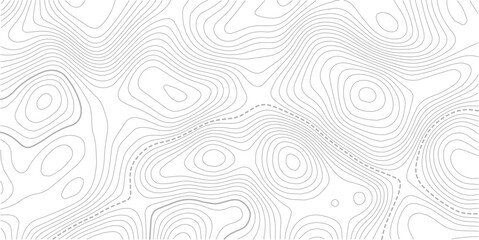 Obraz premium The stylized height of the topographic map in contour, lines. Vintage outdoors style.Abstract lines background. Contour maps. Vector illustration.