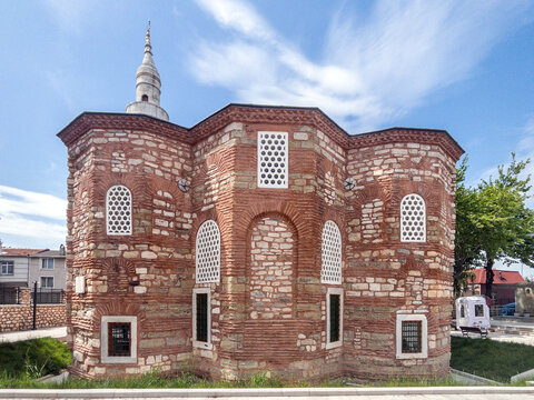 Atik Mustafa Pasha Mosque aka St.Cabir Mosque or Aya Thekla Church Ayvansaray, Fatih, Istanbul, Turkey