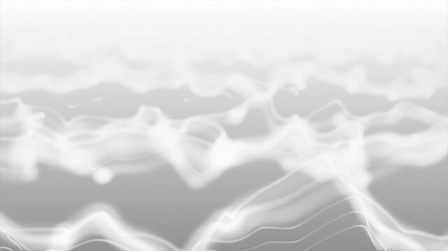 white color wavy pattern bokeh lines simple design gradient background