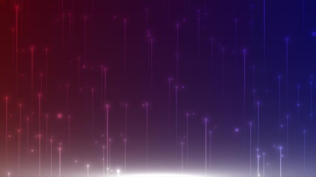 colourful dual tone glowing shooting particles moving upwards modern design gradient background