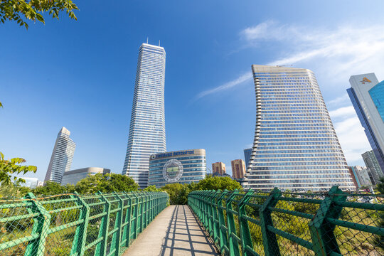 View of the buildings Metropol Istambul tower and Fenerbahce University campus in Atasehir. ISTANBUL,TURKEY-MAY 16,2026.