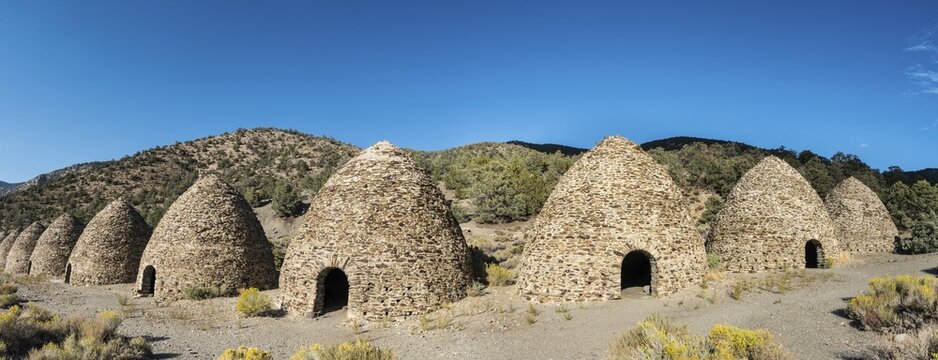 Brick ovens, Charcoal Kilns, Death Valley, Death Valley National Park, California, USA