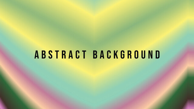 Vibrant Chevron Pattern Inside Multicolored Abstract Pixelated Background