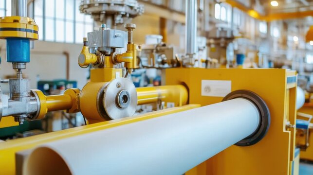 Industrial Rubber Mixing Mill in Operation