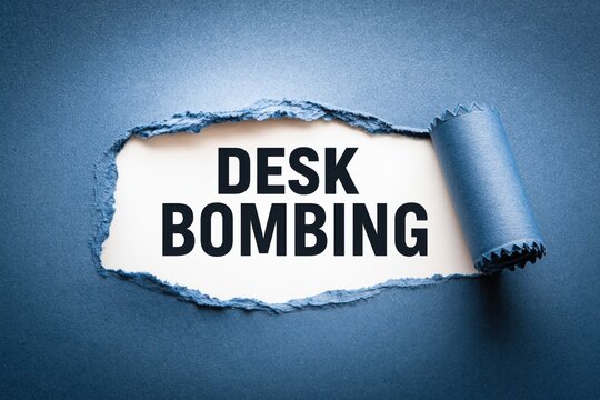 Desk Bombing a workplace prank or act of cluttering
