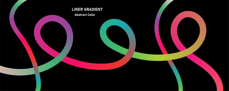 Vibrant liner gradient abstract color background