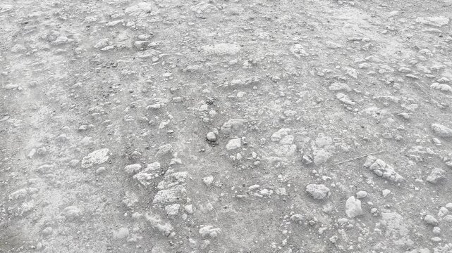 Dry Rocky Soil Ground Surface Background Footage
