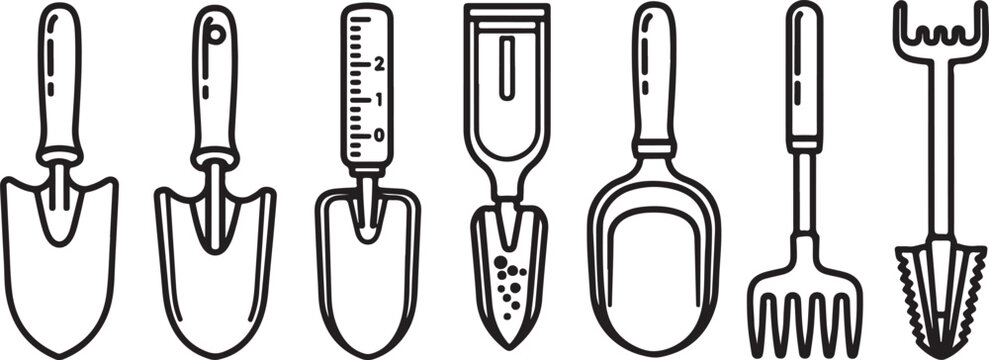 Vector icons of different types of padlocks and locks Vector