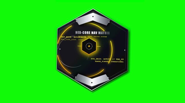 Vector illustration of an abstract electronic background with a shield, clock dial, and compass symbol for business technology control