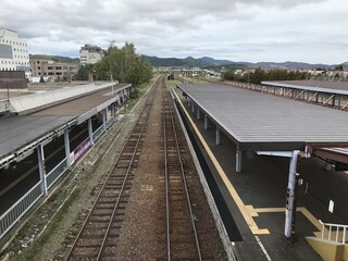 Naklejka premium 北海道 JR北海道根室本線の富良野駅