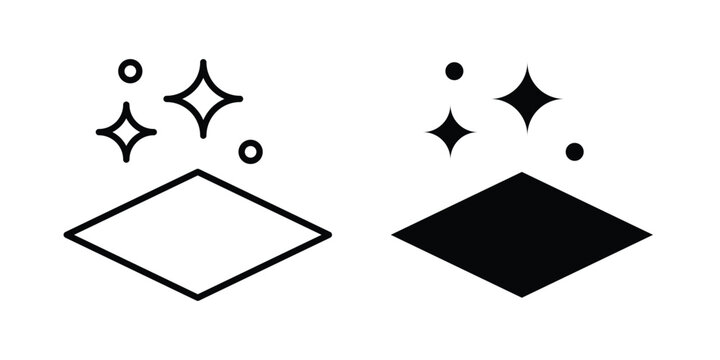 Clean surface icon graphic element for project and web designs