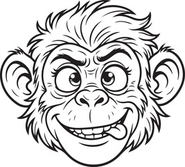 Obraz premium monkey illustration