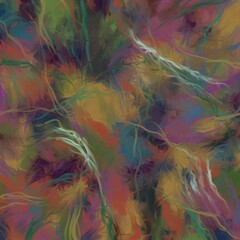 Abstract image for printing. Picture for modern interiors. The picture is painted by hand on a tablet. © neurostructure