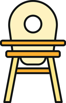 Baby high chair providing a safe and elevated seating solution for infant and toddler mealtimes