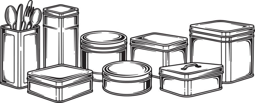 Set of vintage suitcases with leather handles stack isolated Vector