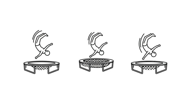 Clapping hands in a halftone dot matrix pattern