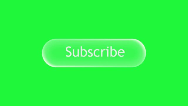 Liquid glass button animations in classic and modern styles. With a green background, they can be used as video overlays.