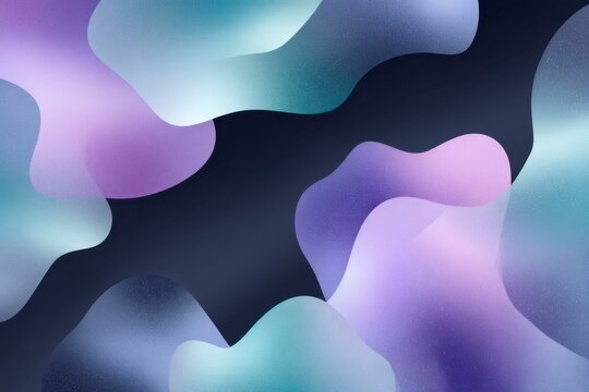 seamless pattern with wavy neon shapes on a dark background. colorful abstract gradient wallpaper for web design and packaging.