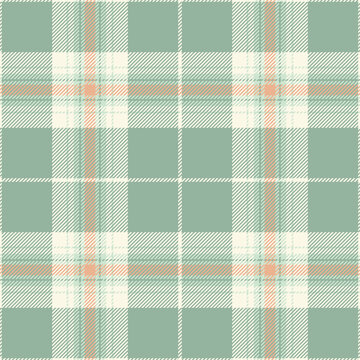 Goose foot pattern check background, copy space tartan texture vector. Net plaid textile seamless fabric in pastel and old lace colors.