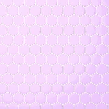 背景素材_タイル_六角形_紫