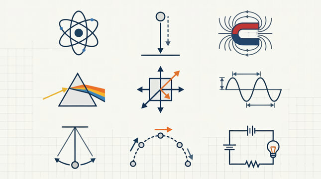 Physics Science Technology Engineering Concepts.