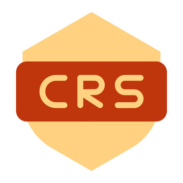 Crs Vector Flat Icon Design