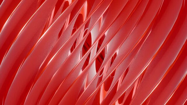 Abstract video clip showing a liquid glass swirling torus shape in motion. A premium fluid animation background for elegant digital design projects.