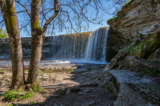 Jagala Waterfall In Estonia
