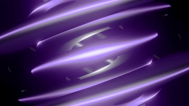 3D animation clip of an abstract liquid glass swirling torus. This fluid motion graphics background is perfect for futuristic visual concepts.