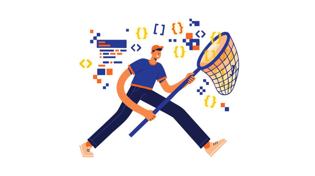 Agile Software Developer Optimizing Code and Capturing Data Insights for Seamless SaaS Integration