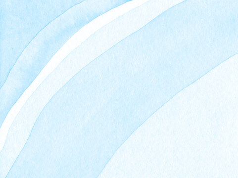 Light blue abstract watercolor painting background with copy space