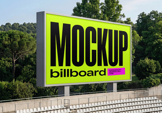 Stadium Billboard Mockup