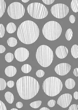 Abstract monochrome geometric circle pattern background